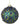 Gemstone Peacock Bauble